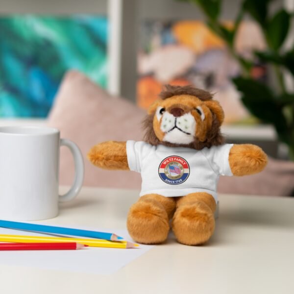 Wiltz Family Tee Stuffed Animal - Personalized Plush Bear with Family Emblem - Image 131