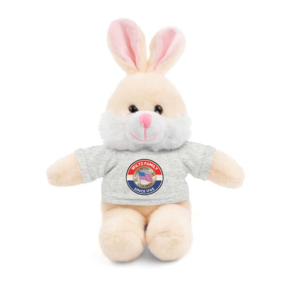 Wiltz Family Tee Stuffed Animal - Personalized Plush Bear with Family Emblem - Image 3