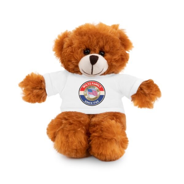 Wiltz Family Tee Stuffed Animal - Personalized Plush Bear with Family Emblem - Image 120