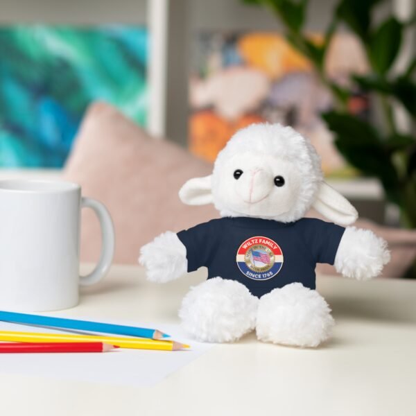 Wiltz Family Tee Stuffed Animal - Personalized Plush Bear with Family Emblem - Image 83