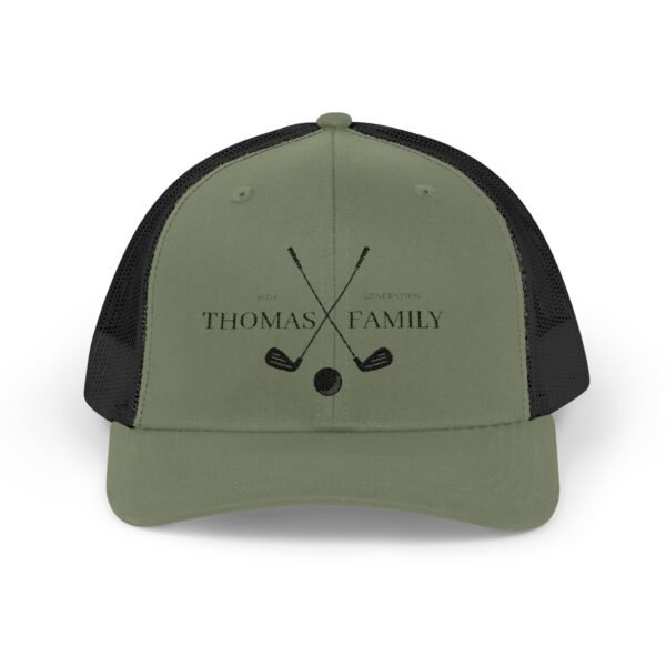 Thomas Family Golf Snapback Trucker Cap - Image 13