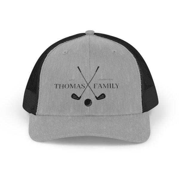 Thomas Family Golf Snapback Trucker Cap - Image 9