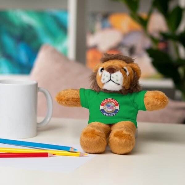 Wiltz Family Tee Stuffed Animal - Personalized Plush Bear with Family Emblem - Image 23