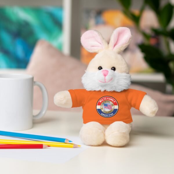 Wiltz Family Tee Stuffed Animal - Personalized Plush Bear with Family Emblem - Image 89