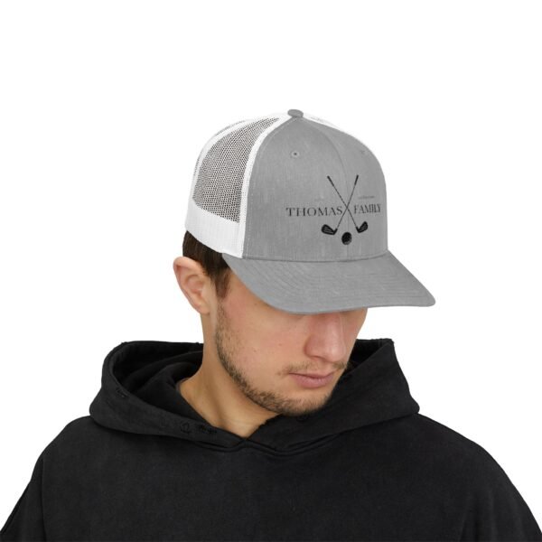 Thomas Family Golf Snapback Trucker Cap - Image 19