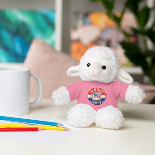 Wiltz Family Tee Stuffed Animal - Personalized Plush Bear with Family Emblem - Image 119