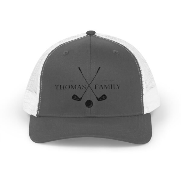 Thomas Family Golf Snapback Trucker Cap