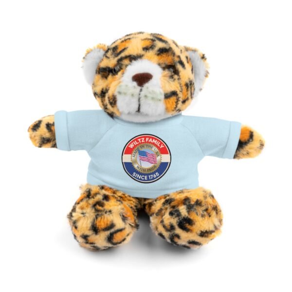Wiltz Family Tee Stuffed Animal - Personalized Plush Bear with Family Emblem - Image 54