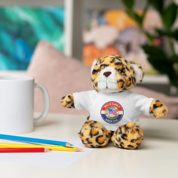 Wiltz Family Tee Stuffed Animal - Personalized Plush Bear with Family Emblem - Image 128