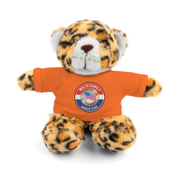 Wiltz Family Tee Stuffed Animal - Personalized Plush Bear with Family Emblem - Image 90