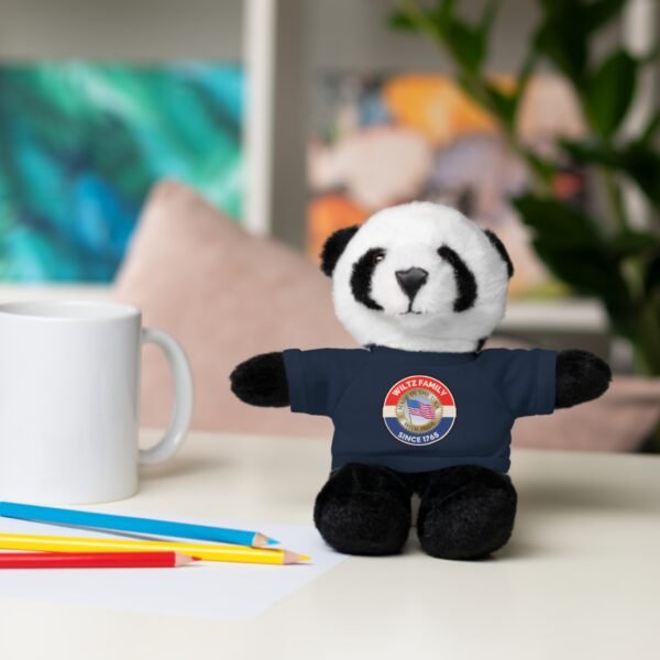 Wiltz Family Tee Stuffed Animal - Personalized Plush Bear with Family Emblem - Image 80