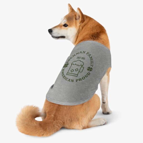 Personalized Pet Tank Top - Brennan Family American Proud - Image 3