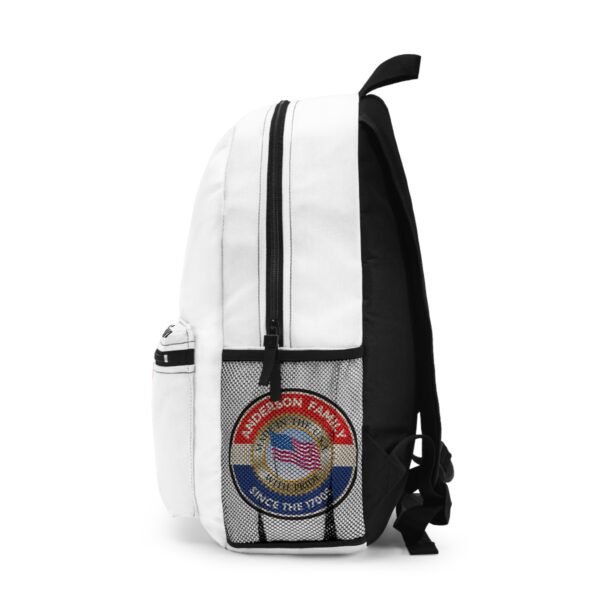 Anderson Family Backpack with Patriotic Design - Anderson Family Since the 1700s - Image 3