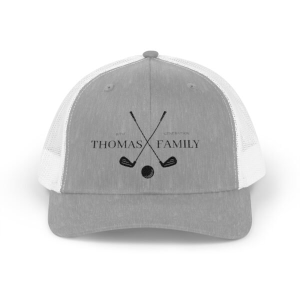 Thomas Family Golf Snapback Trucker Cap - Image 17