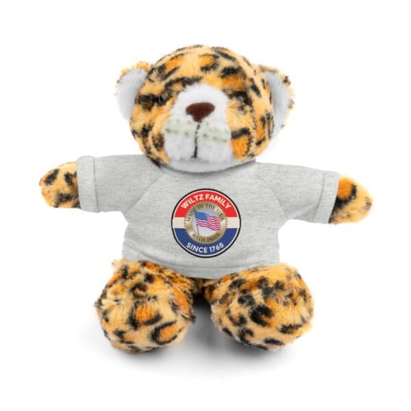 Wiltz Family Tee Stuffed Animal - Personalized Plush Bear with Family Emblem - Image 5