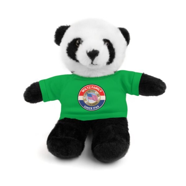 Wiltz Family Tee Stuffed Animal - Personalized Plush Bear with Family Emblem - Image 24