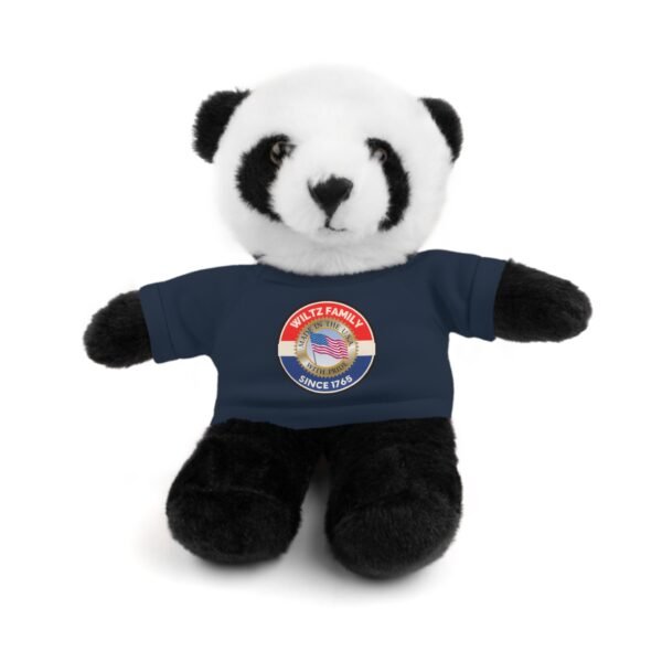 Wiltz Family Tee Stuffed Animal - Personalized Plush Bear with Family Emblem - Image 78