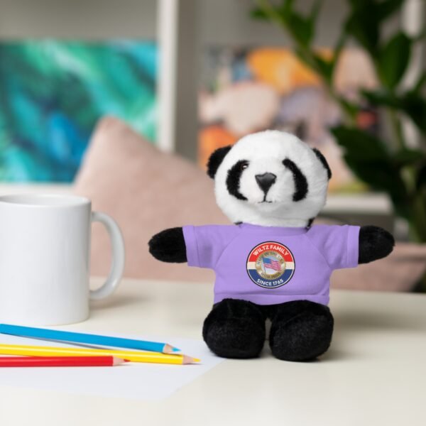 Wiltz Family Tee Stuffed Animal - Personalized Plush Bear with Family Emblem - Image 44