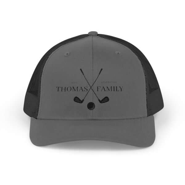 Thomas Family Golf Snapback Trucker Cap - Image 5