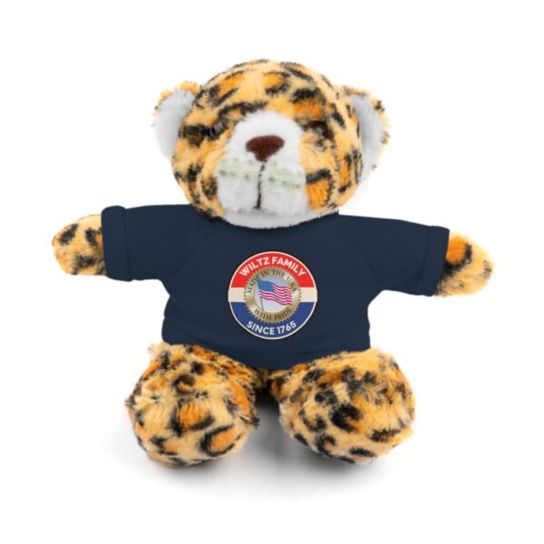 Wiltz Family Tee Stuffed Animal - Personalized Plush Bear with Family Emblem - Image 72