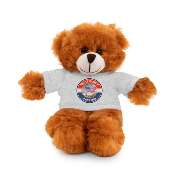 Wiltz Family Tee Stuffed Animal - Personalized Plush Bear with Family Emblem