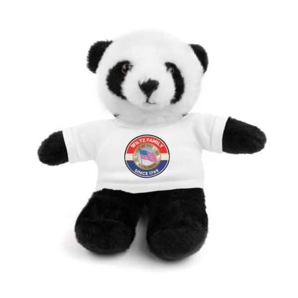 Wiltz Family Tee Stuffed Animal - Personalized Plush Bear with Family Emblem - Image 132