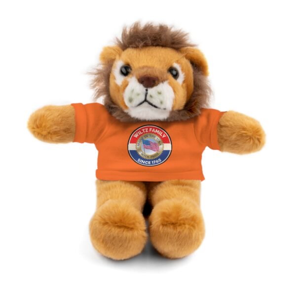 Wiltz Family Tee Stuffed Animal - Personalized Plush Bear with Family Emblem - Image 93
