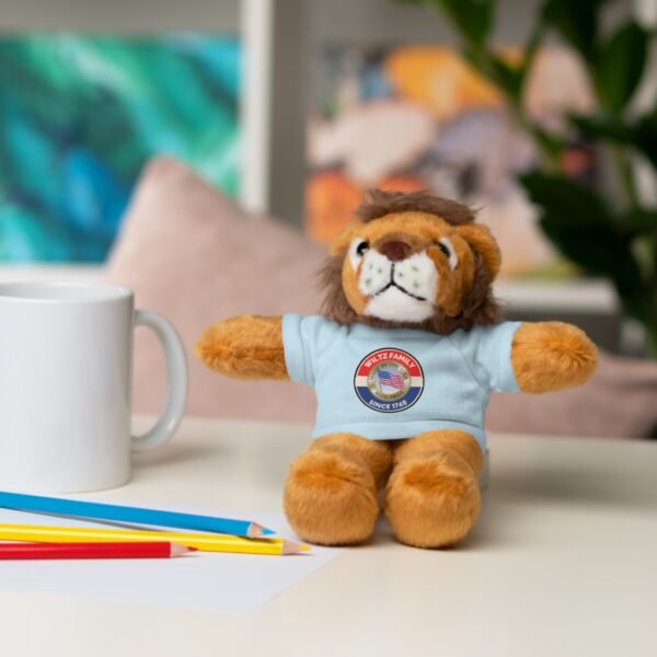 Wiltz Family Tee Stuffed Animal - Personalized Plush Bear with Family Emblem - Image 59