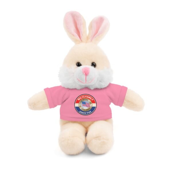 Wiltz Family Tee Stuffed Animal - Personalized Plush Bear with Family Emblem - Image 105