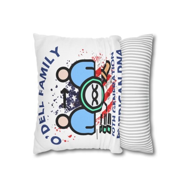 O'Dell Personalized Family Heritage Pillowcase | 10th Generation O'Dell Family Design - Image 2