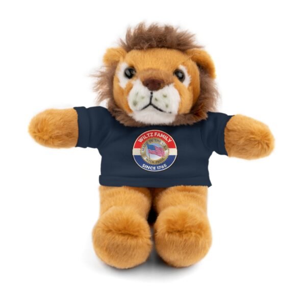 Wiltz Family Tee Stuffed Animal - Personalized Plush Bear with Family Emblem - Image 75