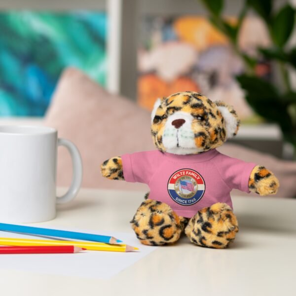 Wiltz Family Tee Stuffed Animal - Personalized Plush Bear with Family Emblem - Image 110
