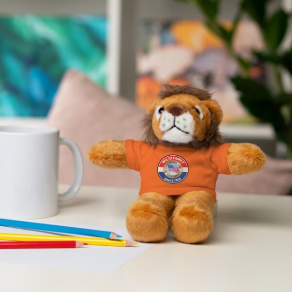 Wiltz Family Tee Stuffed Animal - Personalized Plush Bear with Family Emblem - Image 95
