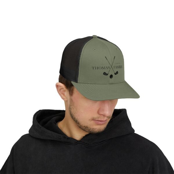Thomas Family Golf Snapback Trucker Cap - Image 15