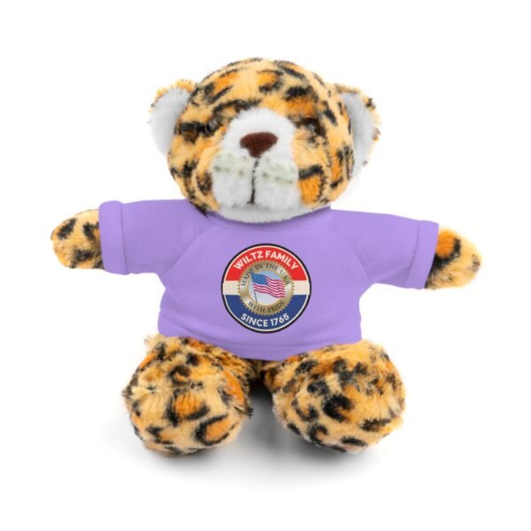 Wiltz Family Tee Stuffed Animal - Personalized Plush Bear with Family Emblem - Image 36