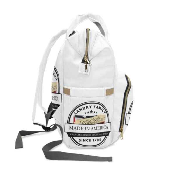 Landry Family Multifunctional Diaper Backpack - Made in America Design for Modern Parents - Image 4