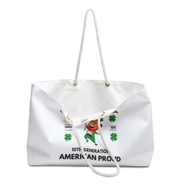 O"Sullivan Personalized St. Patrick's Day Weekender Bag - American Proud O'Sullivan Family Design - Image 3