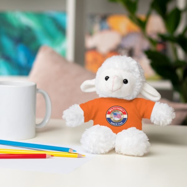 Wiltz Family Tee Stuffed Animal - Personalized Plush Bear with Family Emblem - Image 101