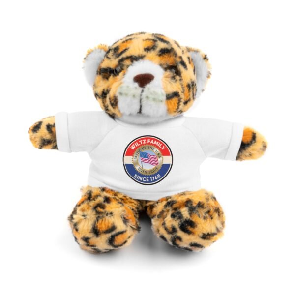 Wiltz Family Tee Stuffed Animal - Personalized Plush Bear with Family Emblem - Image 126