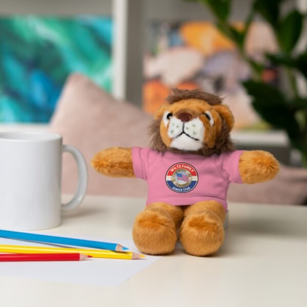 Wiltz Family Tee Stuffed Animal - Personalized Plush Bear with Family Emblem - Image 113