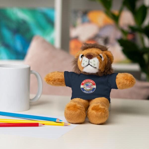 Wiltz Family Tee Stuffed Animal - Personalized Plush Bear with Family Emblem - Image 77