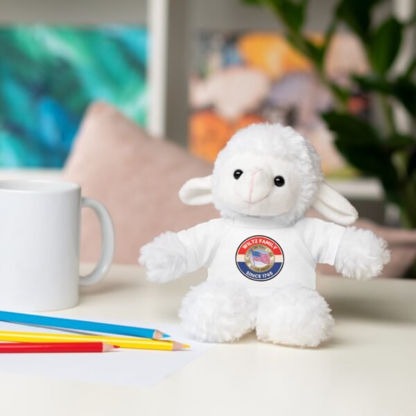 Wiltz Family Tee Stuffed Animal - Personalized Plush Bear with Family Emblem - Image 137