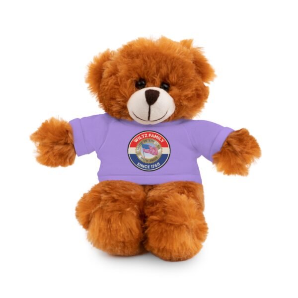 Wiltz Family Tee Stuffed Animal - Personalized Plush Bear with Family Emblem - Image 30