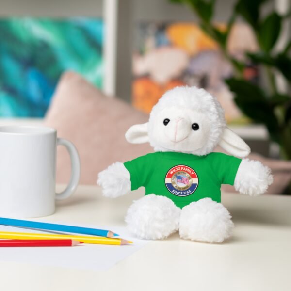 Wiltz Family Tee Stuffed Animal - Personalized Plush Bear with Family Emblem - Image 29
