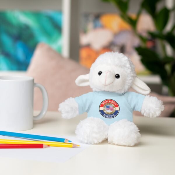 Wiltz Family Tee Stuffed Animal - Personalized Plush Bear with Family Emblem - Image 65
