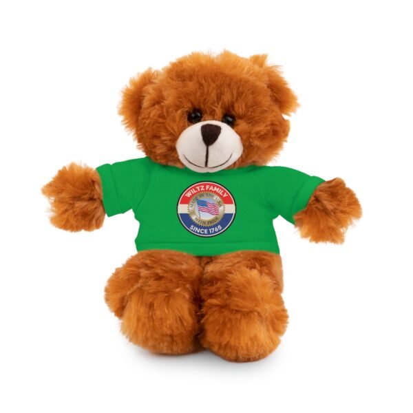 Wiltz Family Tee Stuffed Animal - Personalized Plush Bear with Family Emblem - Image 13