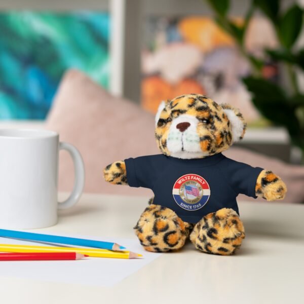 Wiltz Family Tee Stuffed Animal - Personalized Plush Bear with Family Emblem - Image 74