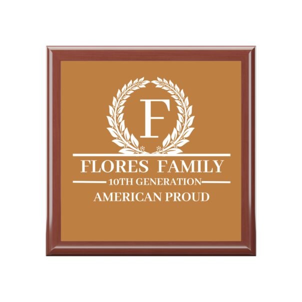 FLORES FAMILY Jewelry Box - American Proud Family Heirloom