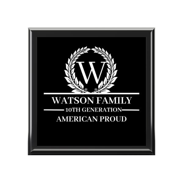 WATSON Family Jewelry Box - Watson Family Proud Keepsake