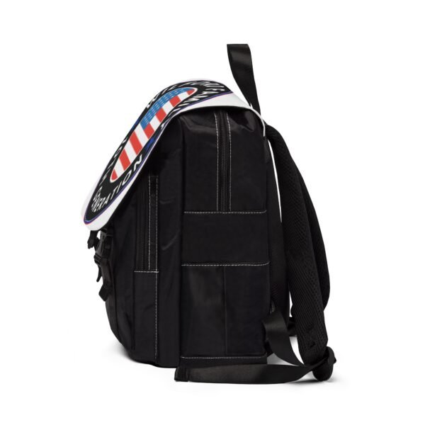 Unisex Casual Shoulder Backpack - 10th Generation American Flag Design - Image 3